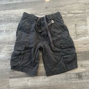 Boys Charcoal Cargo Shorts